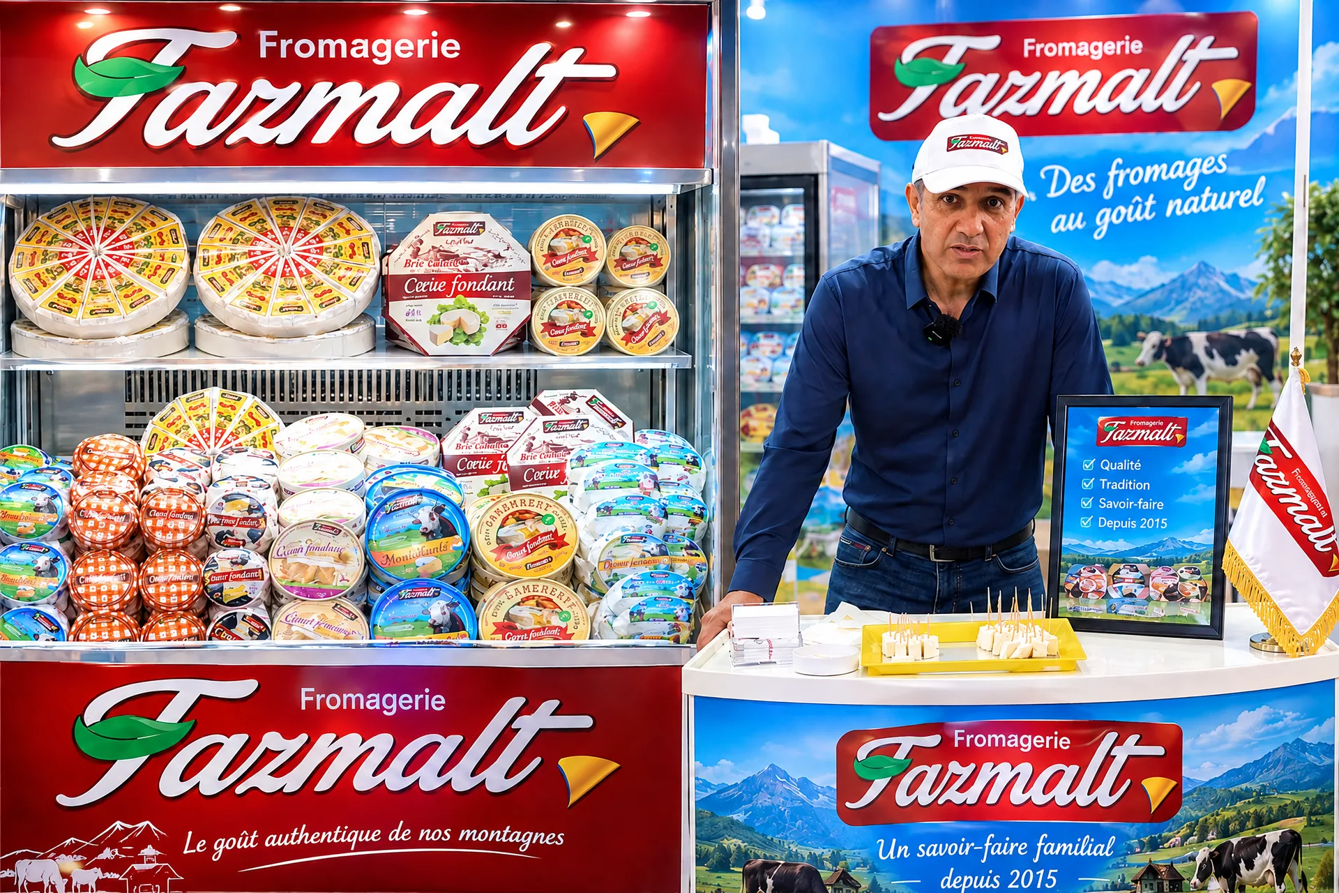 Présentation de la Fromagerie Tazmalt et de ses emballages de camembert